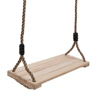 Toy Time Brown Wood Flat Swing - 550703ZKB