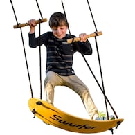 Swurfer Brown Wood Standing Swing - SW001