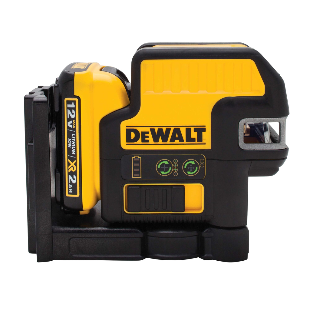 DEWALT 12V MAX 2 Spot Cross Line Green Laser Level with Battery and TSTAK Case – DW0822LG
