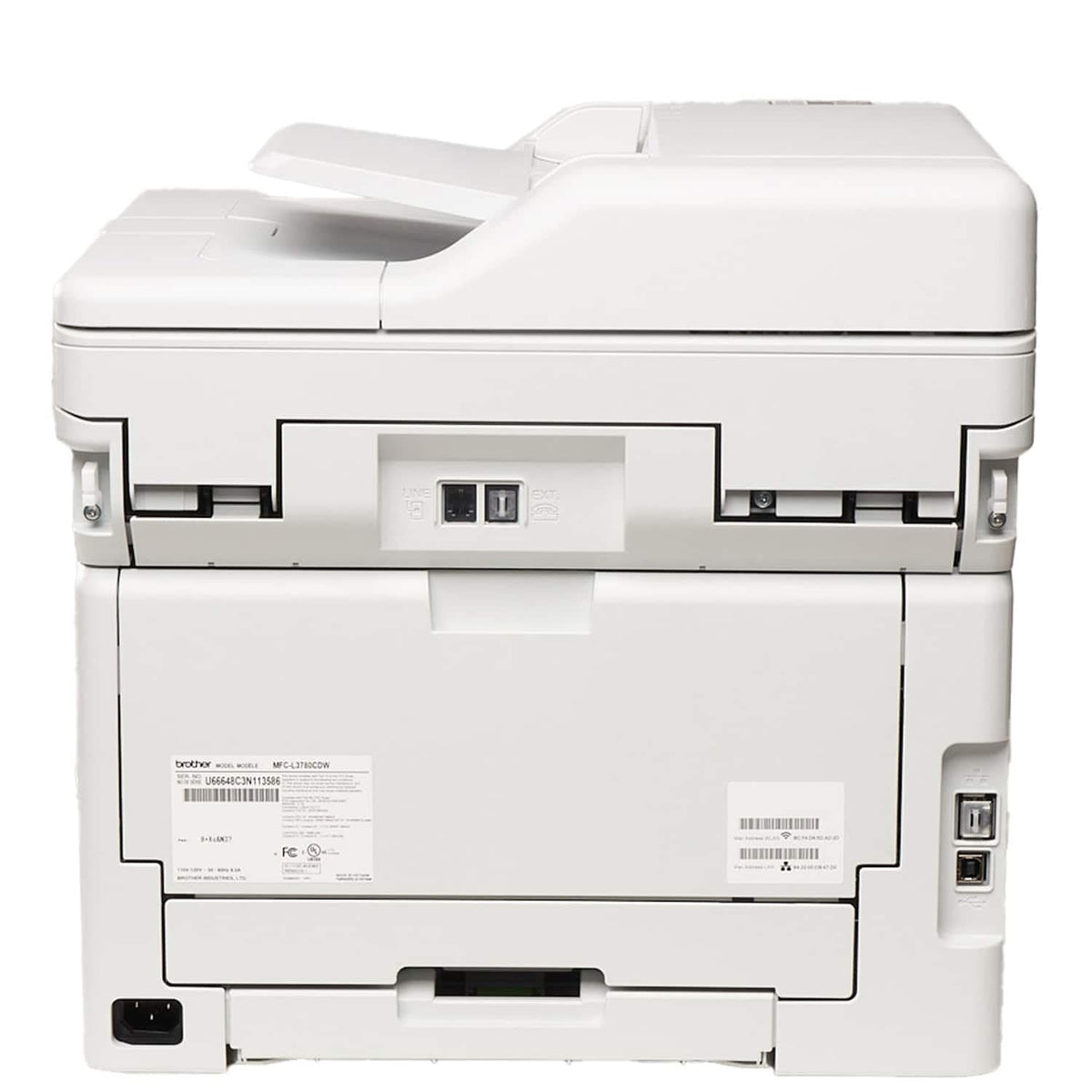 Brother – MFC-L3780CDW Wireless Digital Color All-in-One Printer with Laser Quality Output, Great for Business – White