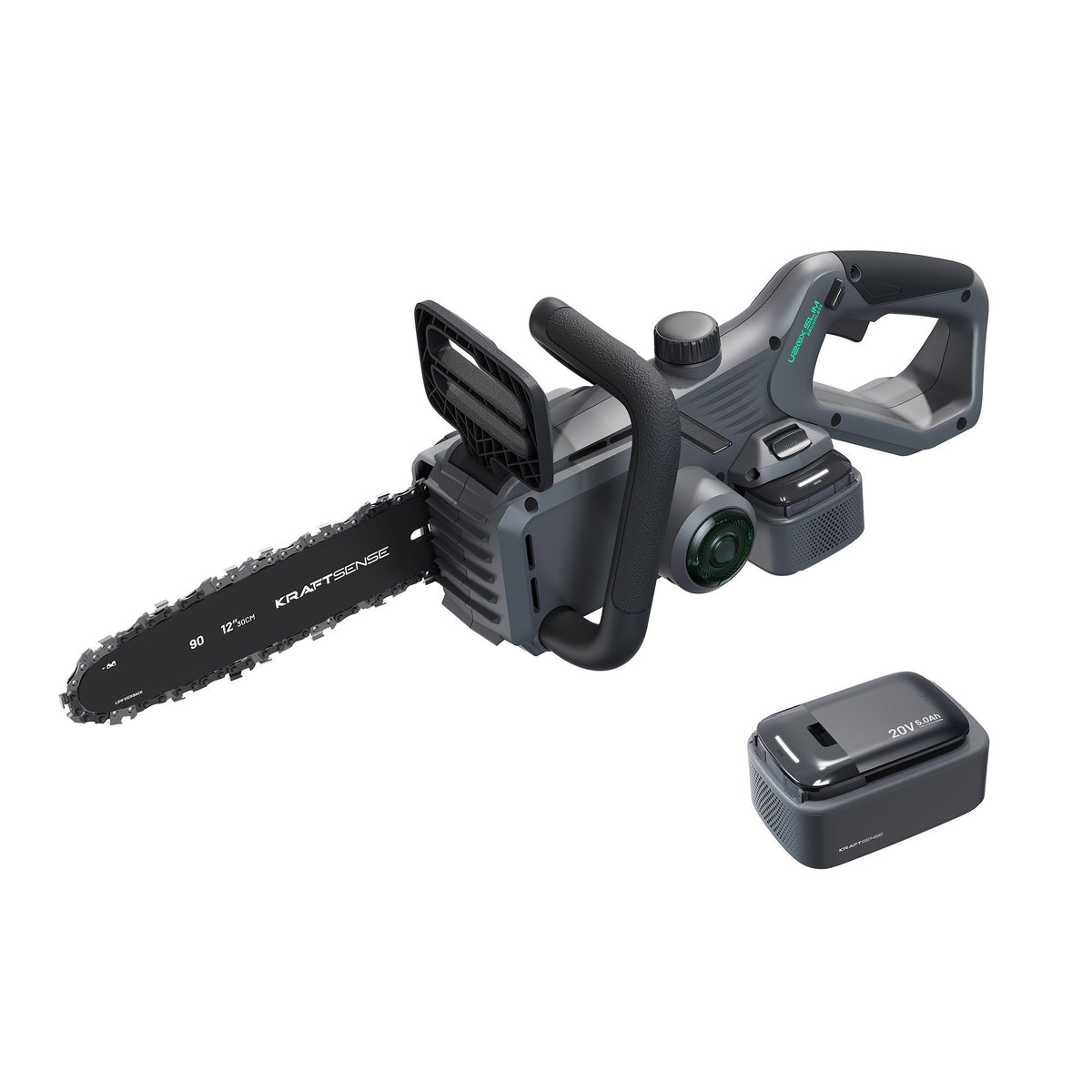 Kraftsense U20X Slim 20V Brushless Chainsaw | with 2.0Ah Battery Options