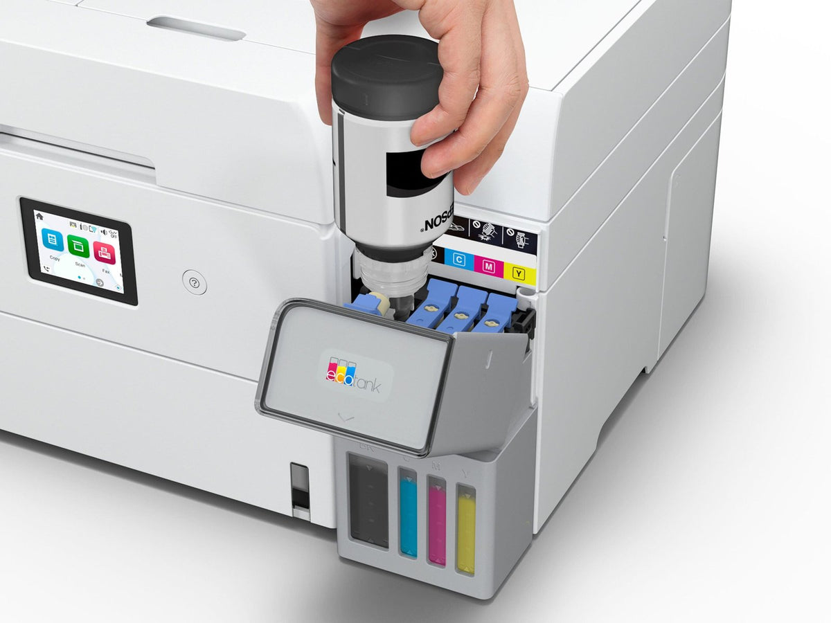 Epson – EcoTank ET-4950 Wireless All-in-One Color Supertank Inkjet Printer – White