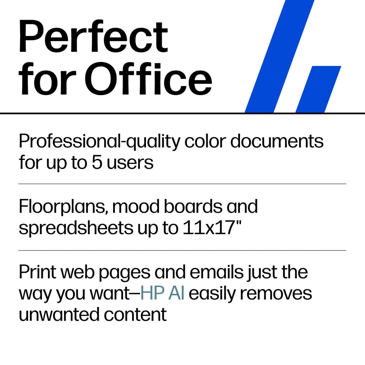 HP – OfficeJet Pro 9730 Wireless Wide Format All-in-One Inkjet Printer, Scanner, Copier, AI-Enabled with 3 Mos of Instant Ink – White