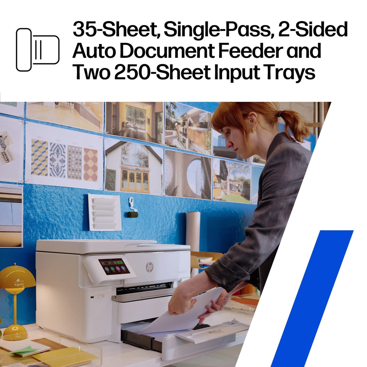 HP – OfficeJet Pro 9730 Wireless Wide Format All-in-One Inkjet Printer, Scanner, Copier, AI-Enabled with 3 Mos of Instant Ink – White