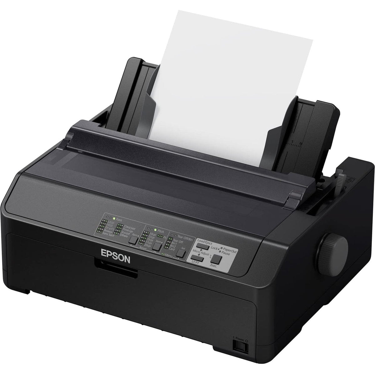 Epson – LQ-590II 24-pin Dot Matrix Printer – Monochrome – Energy Star – 584 cps Mono – 8.50″ Width x 11″ Length – USB – Unknown
