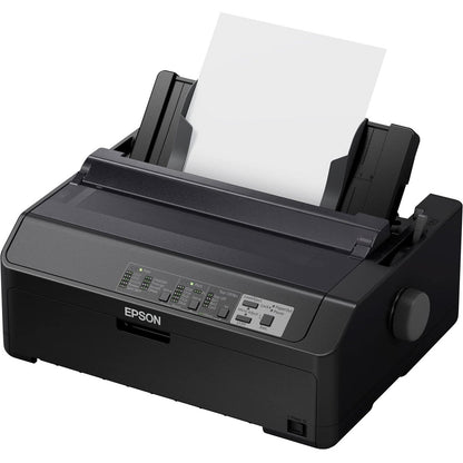 Epson – LQ-590II N 24-pin Dot Matrix Printer – Energy Star – 584 cps Mono – 8.50″ Width x 11″ Length – USB – Monochrome