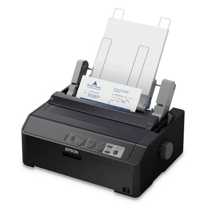 Epson – LQ-590II N 24-pin Dot Matrix Printer – Energy Star – 584 cps Mono – 8.50″ Width x 11″ Length – USB – Monochrome