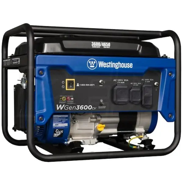 Westinghouse WGen3600cv – 3600 Watt Portables Generators w/ RV Outlet & CO Sensor (49-State)