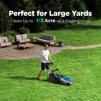 Kraftsense U40X 40V Brushless 21-inch Self-Propelled Lawn Mower (510 mm)