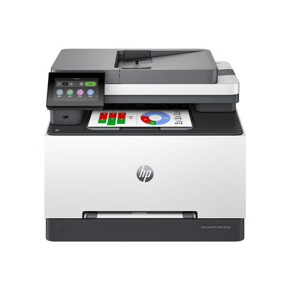 HP – LaserJet Pro MFP 3301sdw Wireless AI-Enabled Color All-in-One Laser Printer – White