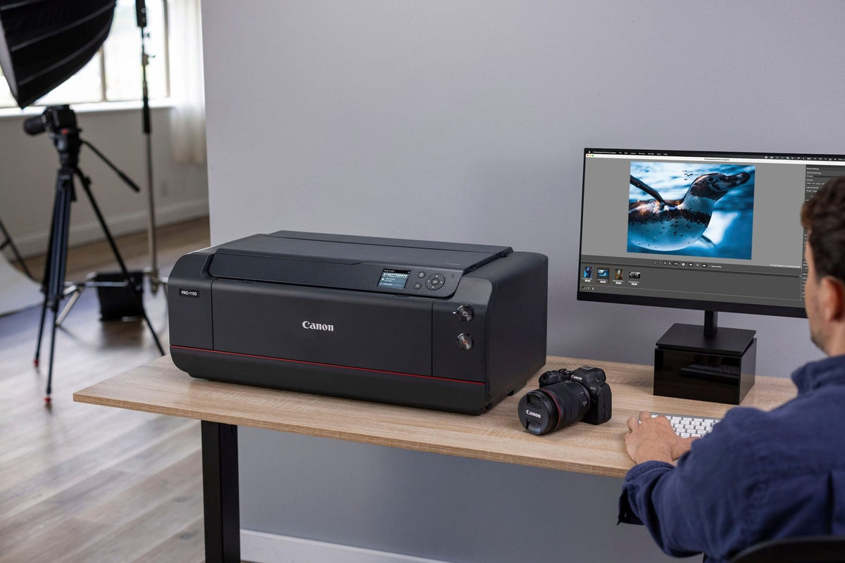 Canon – imagePROGRAF PRO-1100 Wireless Inkjet Printer – Black