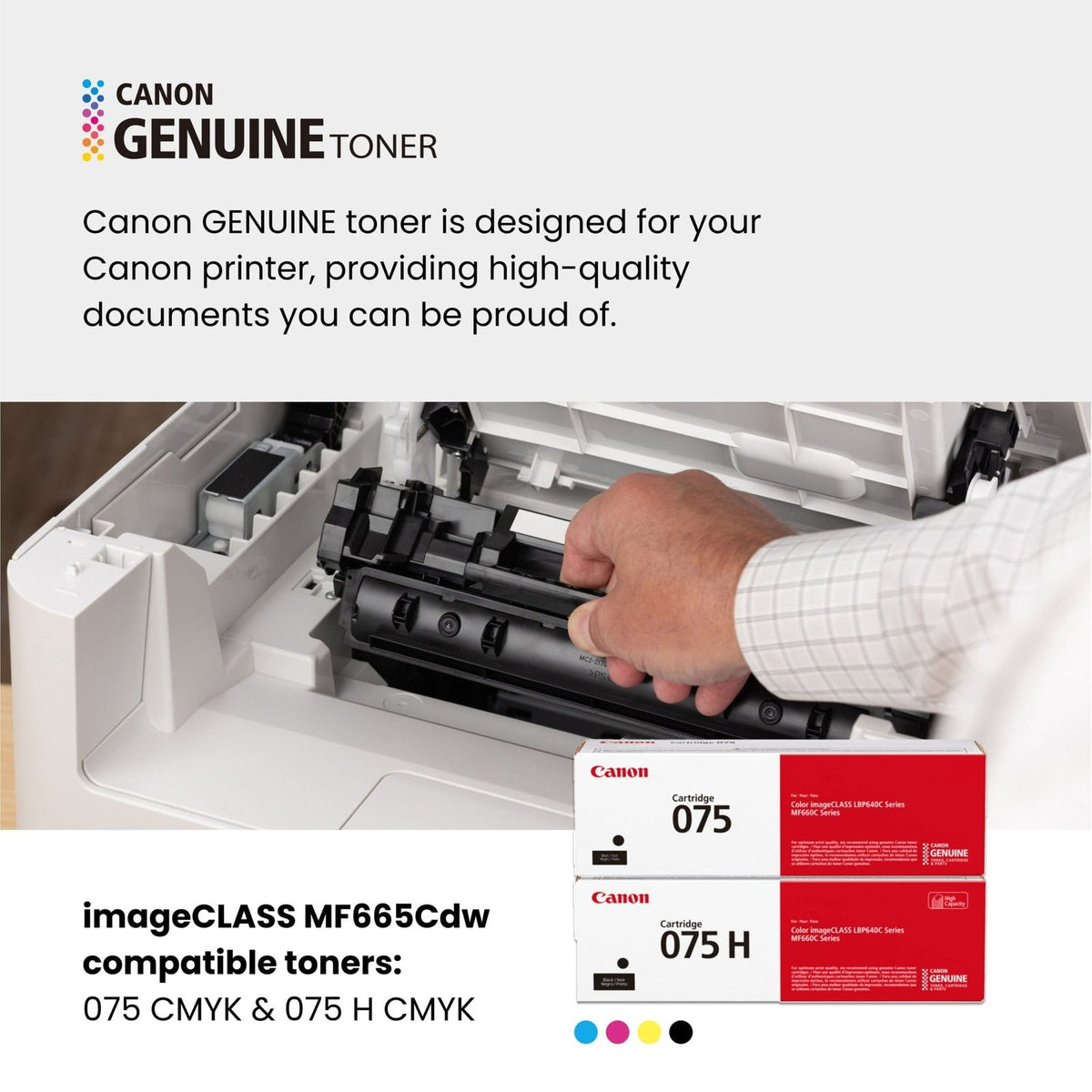 Canon – imageCLASS MF665Cdw Wireless Duplex Color All-In-One Laser Printer with Fax and 50-Sheet ADF – White