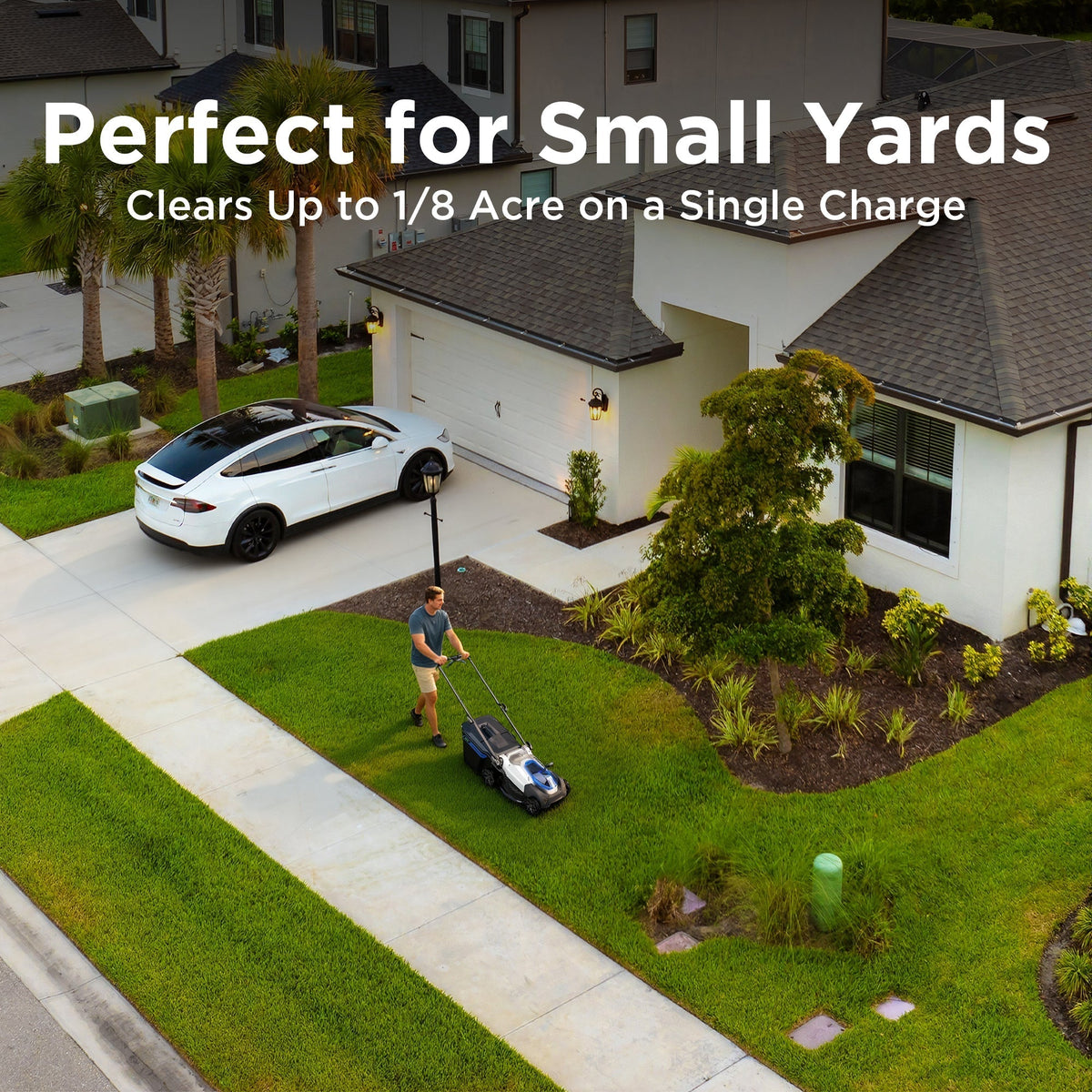 KraftSense U40X 40V Brushless Cordless 16-Inch Lawn Mower