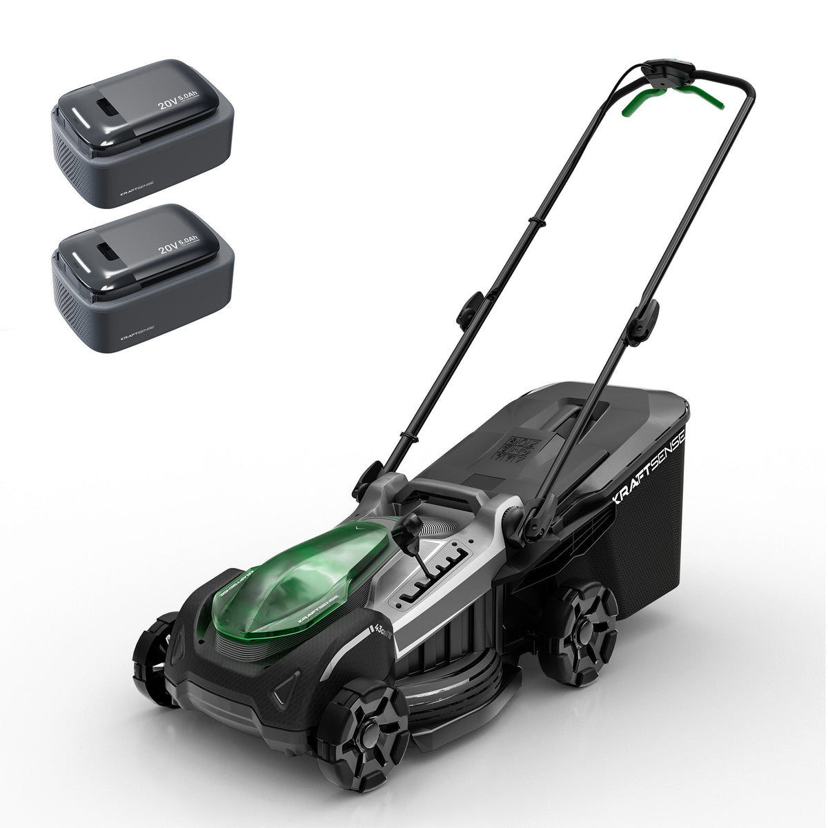 Kraftsense U20X Slim 40V Brushless Cordless Lawn Mower 18
