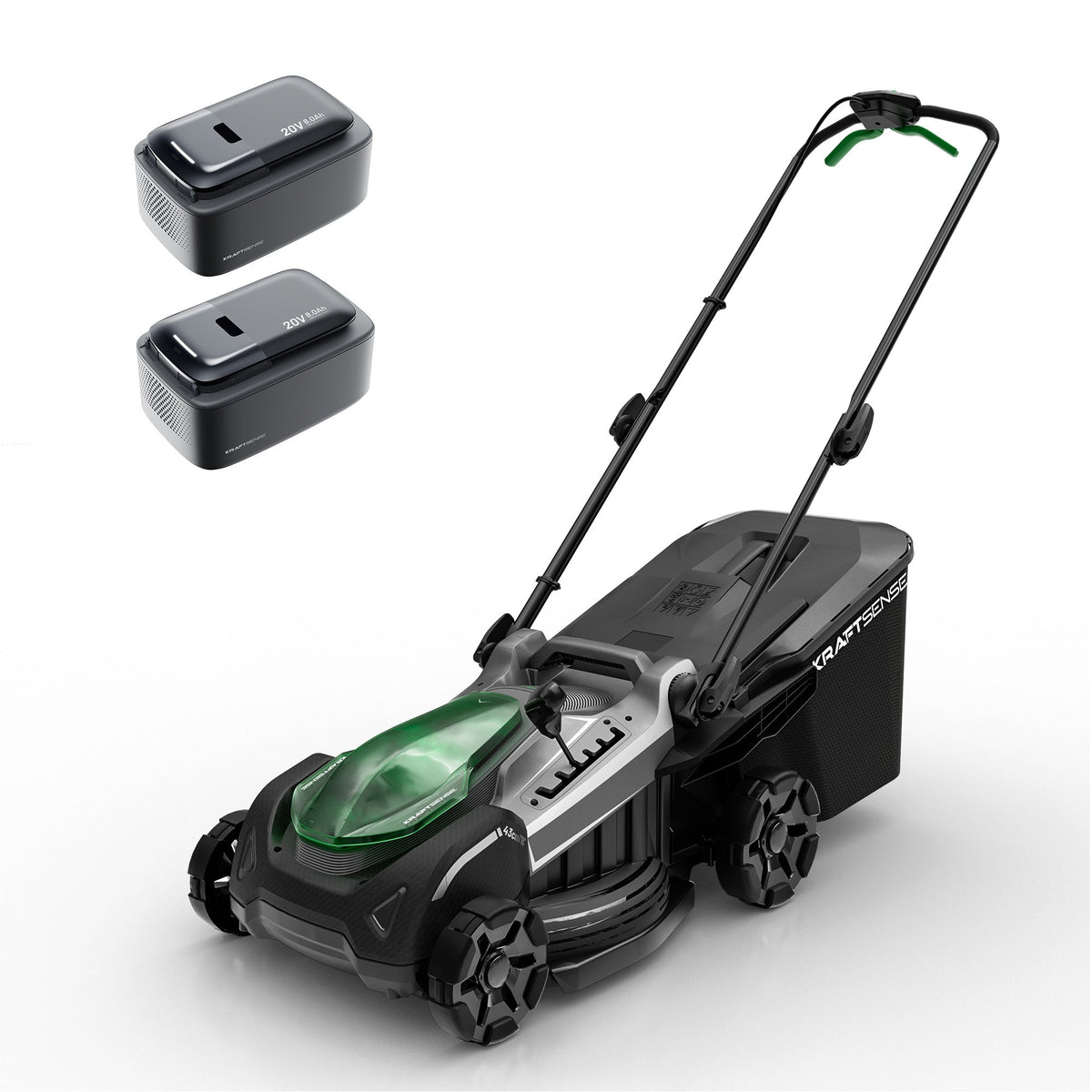 Kraftsense U20X Slim 40V Brushless Cordless Lawn Mower 18