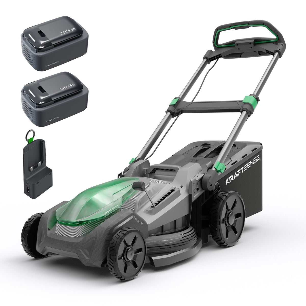 Kraftsense U20X  Slim 40V Brushless Cordless Lawn Mower 21