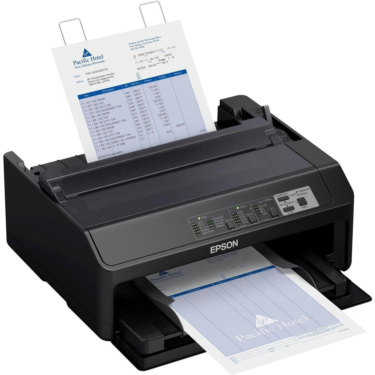 Epson – LQ-590II N 24-pin Dot Matrix Printer – Energy Star – 584 cps Mono – 8.50″ Width x 11″ Length – USB – Monochrome