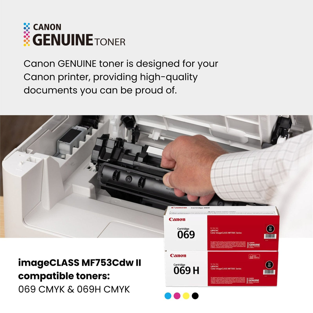 Canon – imageCLASS MF753Cdw  II Wireless  Duplex Color All-In-One Laser Printer with Fax and 50-Sheet ADF – White