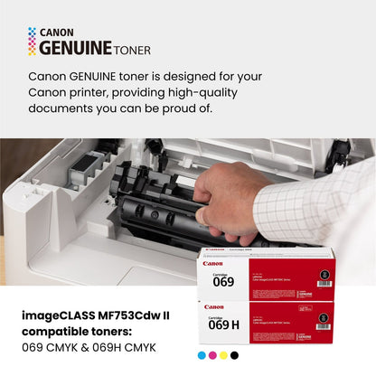 Canon – imageCLASS MF753Cdw  II Wireless  Duplex Color All-In-One Laser Printer with Fax and 50-Sheet ADF – White