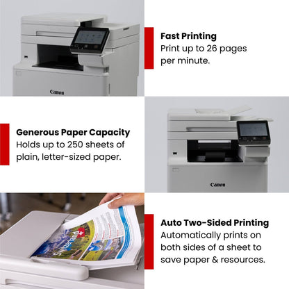 Canon – imageCLASS MF665Cdw Wireless Duplex Color All-In-One Laser Printer with Fax and 50-Sheet ADF – White