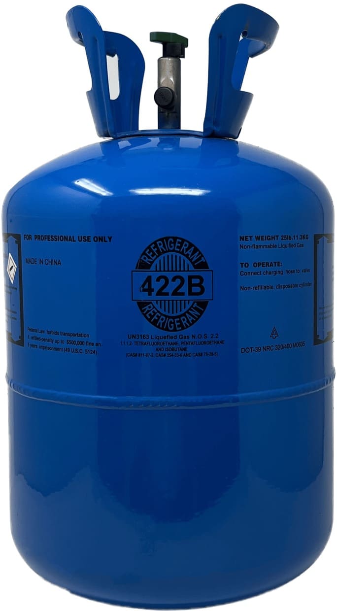 25 lbs R-422b (nu-22) Refrigerant