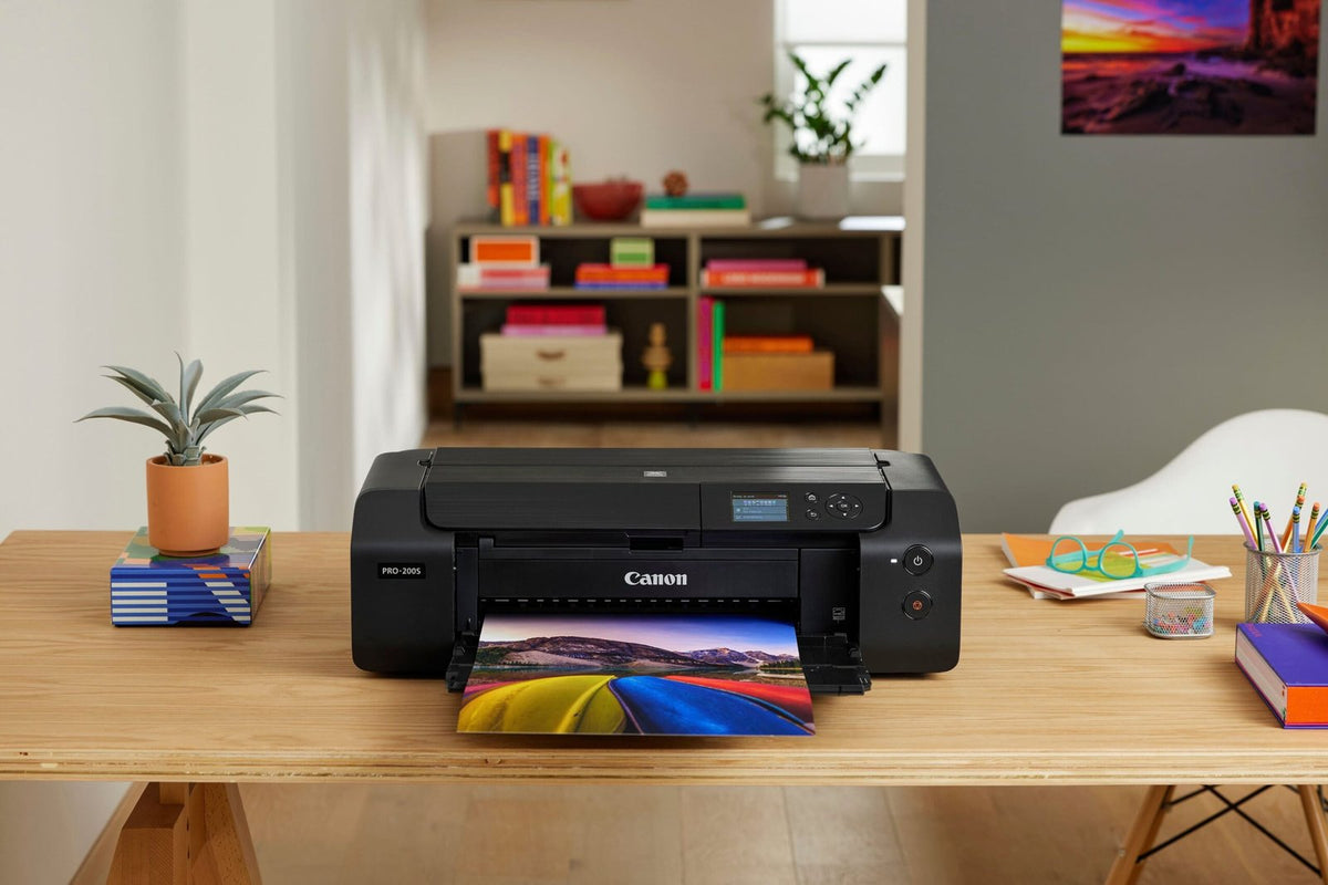 Canon – PIXMA PRO-200S Professional Wireless Inkjet Photo Printer – Black