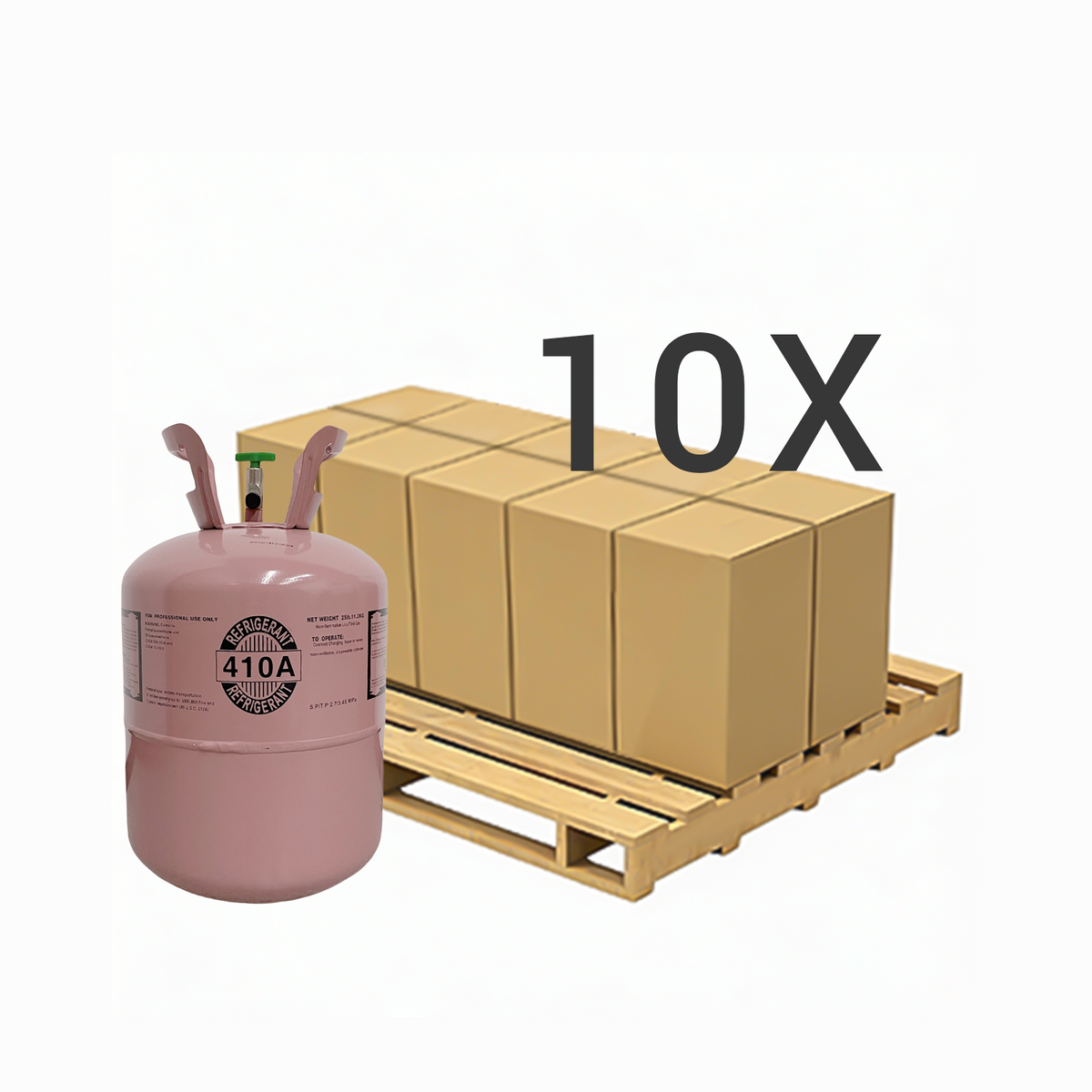 25 lbs R-410A (R-410A) Refrigerant Gas