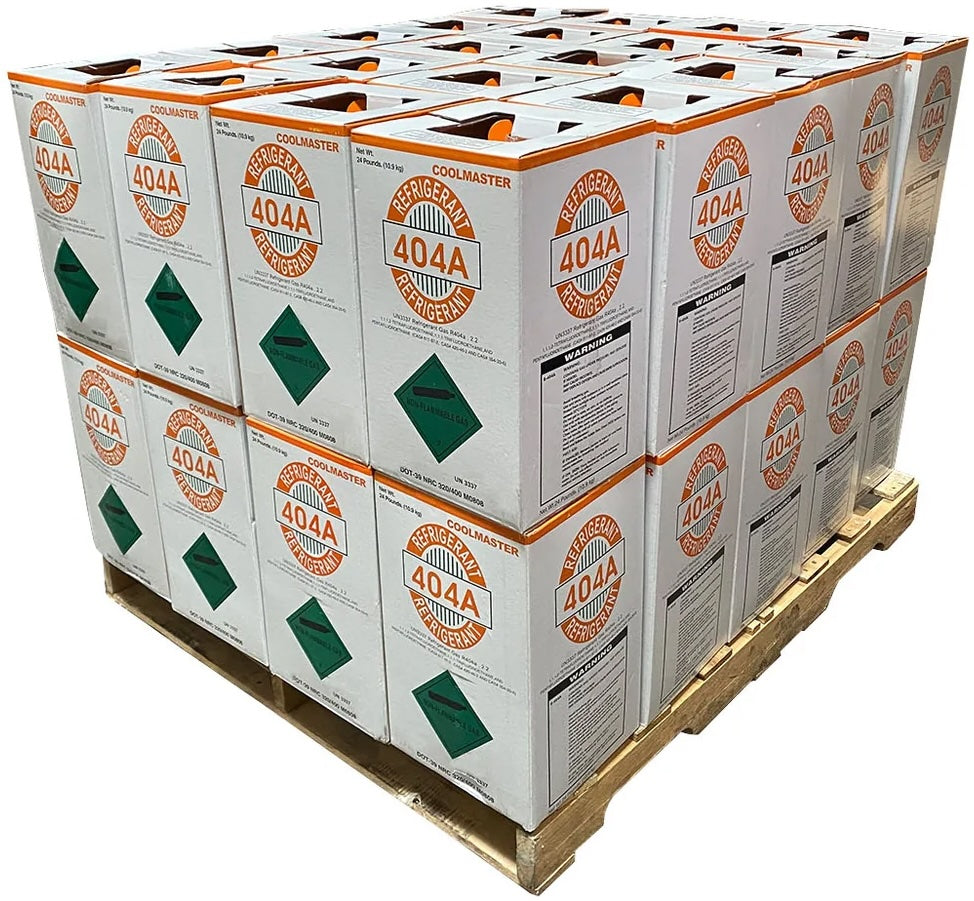 24 lbs R-404A Refrigerant, Factory Sealed, 100% Virgin - USA Brand
