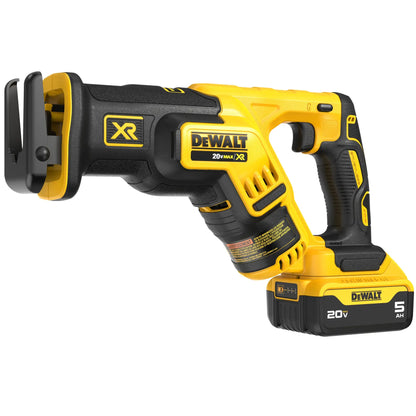 DEWALT 20V MAX XR Brushless Compact Reciprocating Saw Kit, 5.0 Ah Battery, Charger and Bag Included – DCS367P1