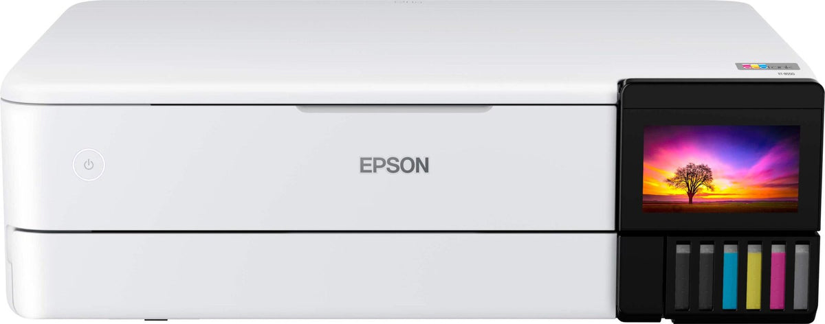 Epson – EcoTank Photo ET-8550 All-in-One Wide-format Supertank Printer – White