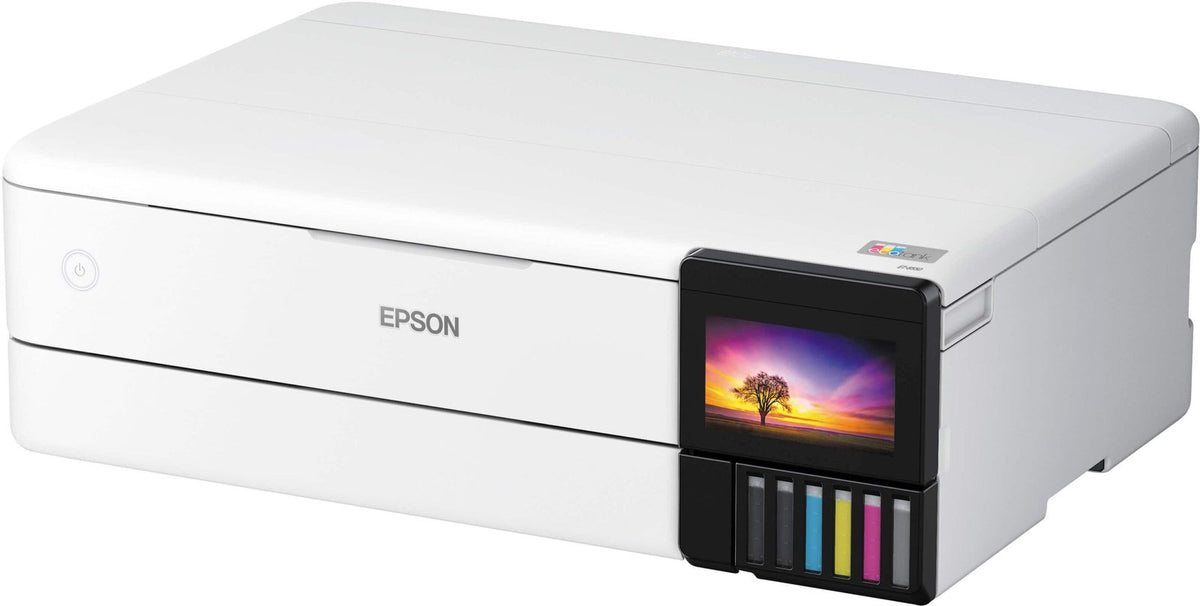 Epson – EcoTank Photo ET-8550 All-in-One Wide-format Supertank Printer – White