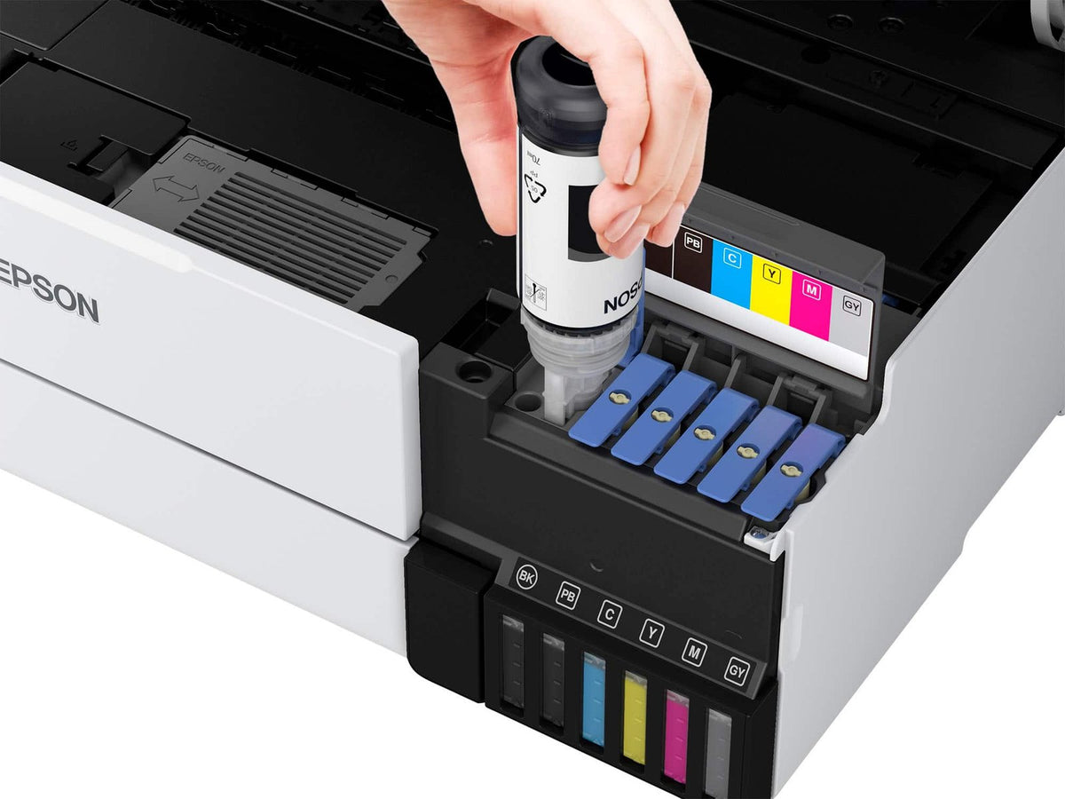 Epson – EcoTank Photo ET-8550 All-in-One Wide-format Supertank Printer – White