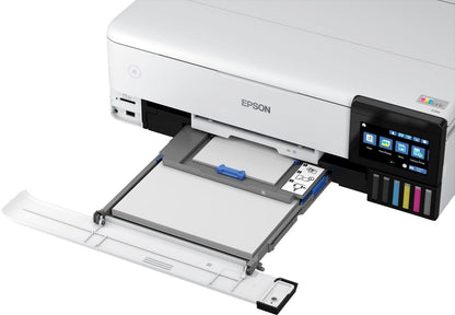 Epson – EcoTank Photo ET-8550 All-in-One Wide-format Supertank Printer – White