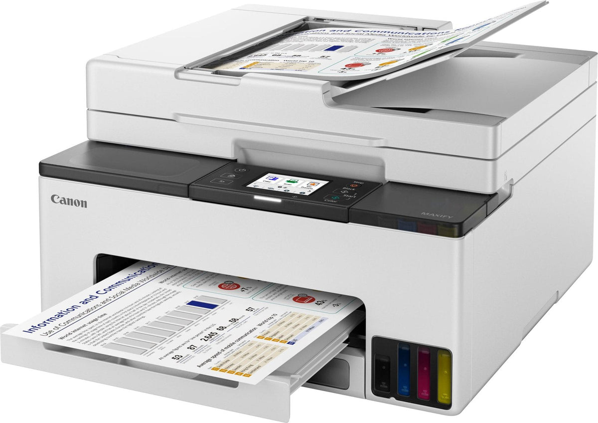 Canon – MAXIFY GX2020 Megatank Wireless All-In-One Supertank Inkjet Printer – White