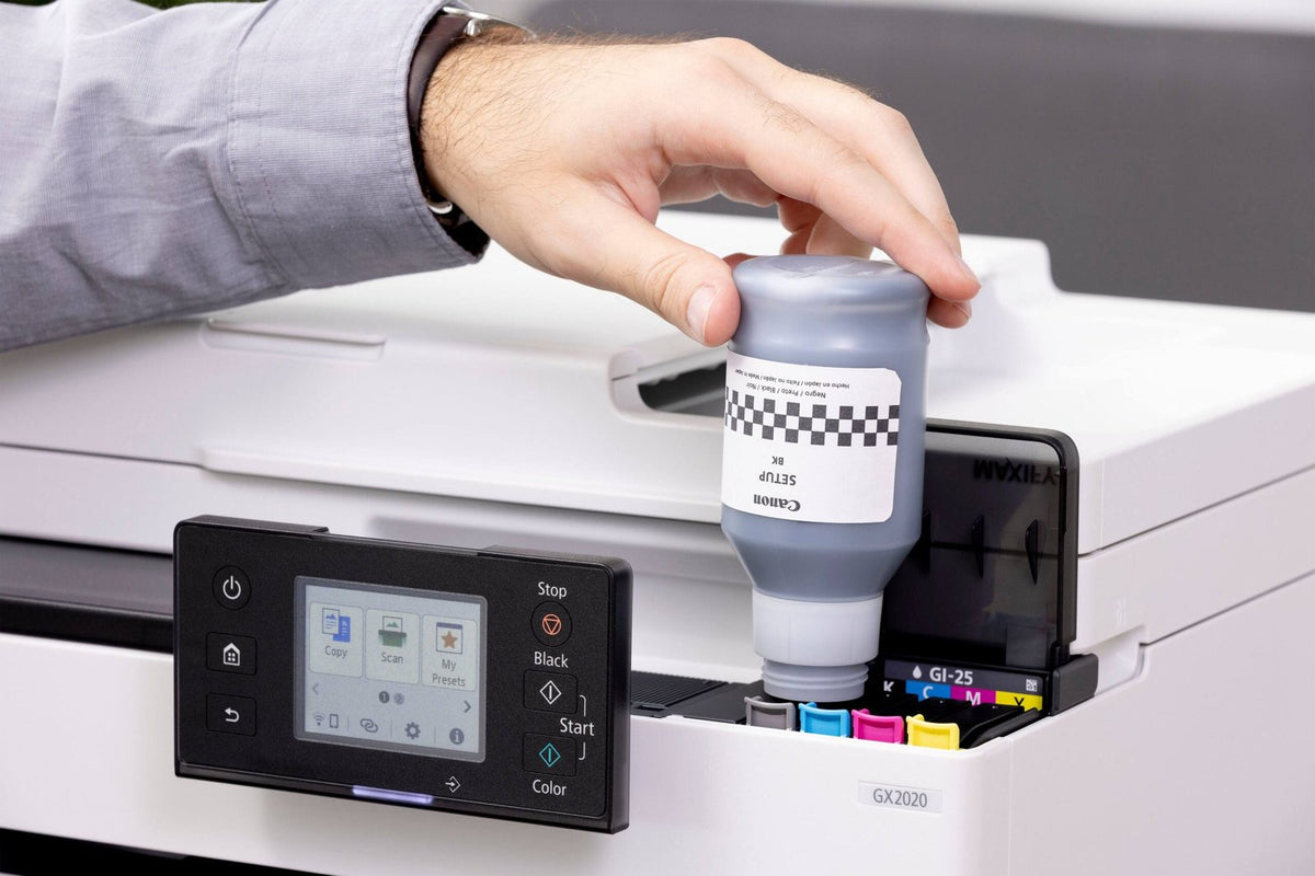 Canon – MAXIFY GX2020 Megatank Wireless All-In-One Supertank Inkjet Printer – White