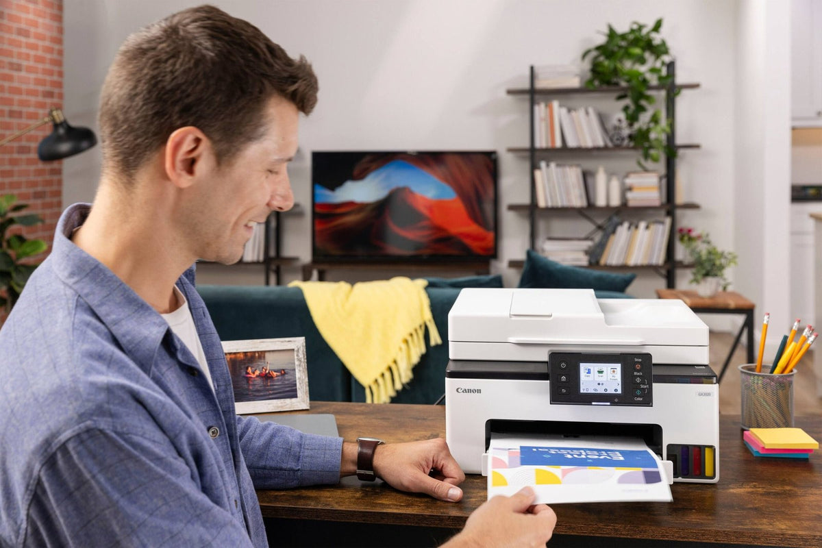 Canon – MAXIFY GX2020 Megatank Wireless All-In-One Supertank Inkjet Printer – White