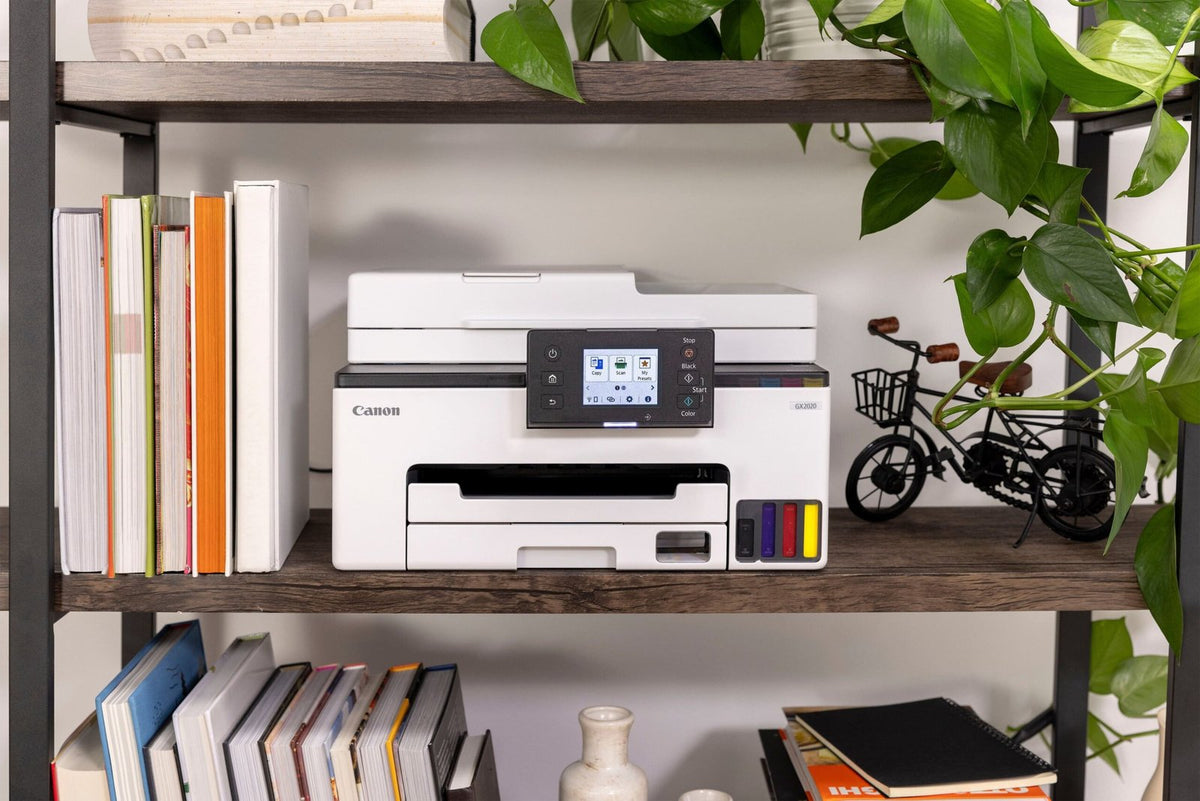 Canon – MAXIFY GX2020 Megatank Wireless All-In-One Supertank Inkjet Printer – White