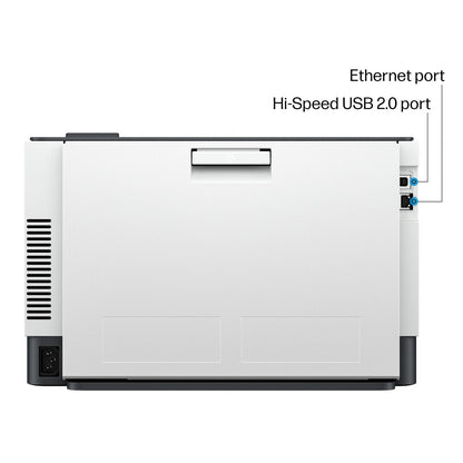 HP – LaserJet Pro 3201dw Wireless Color Laser Printer – White & Slate