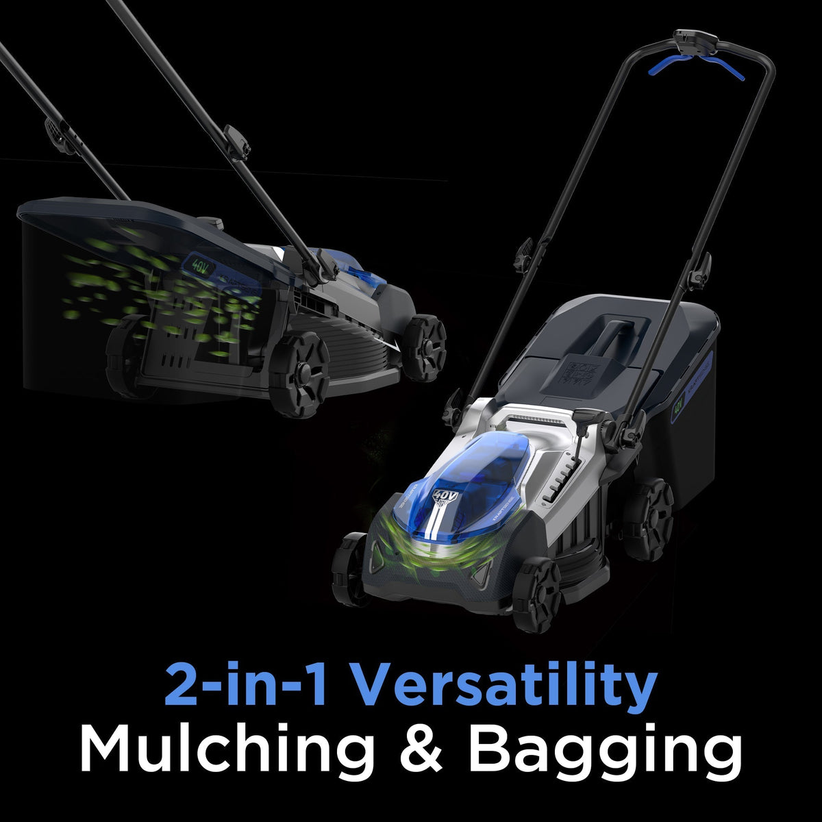KraftSense U40X 40V Brushless Cordless 16-Inch Lawn Mower