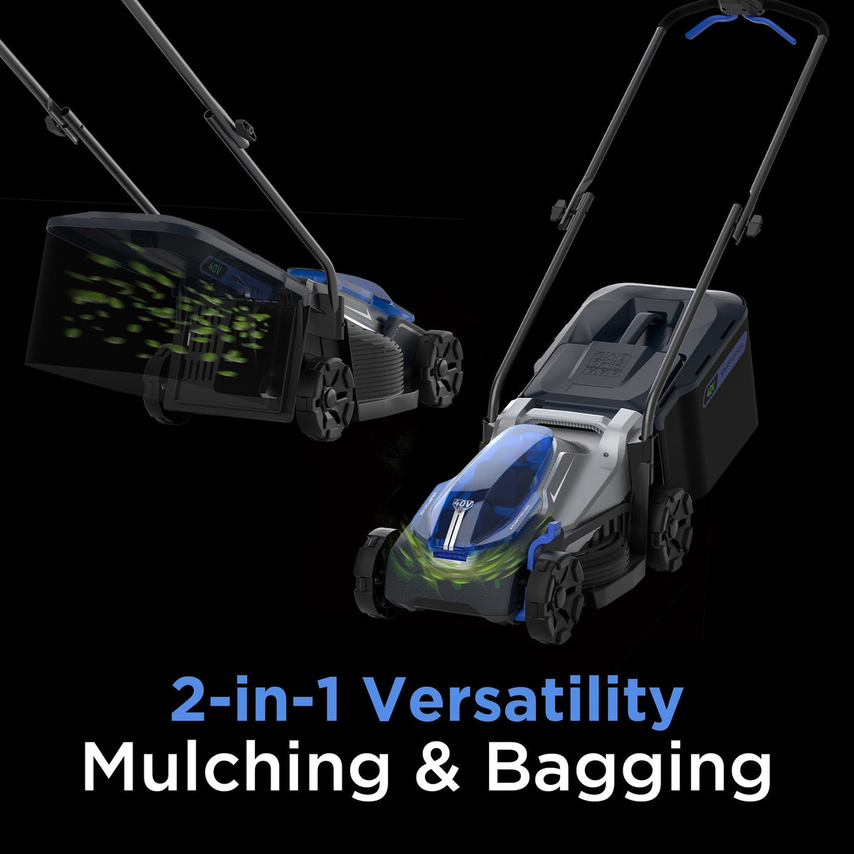 KraftSense U40X 40V Brushless Cordless 14-Inch Lawn Mower