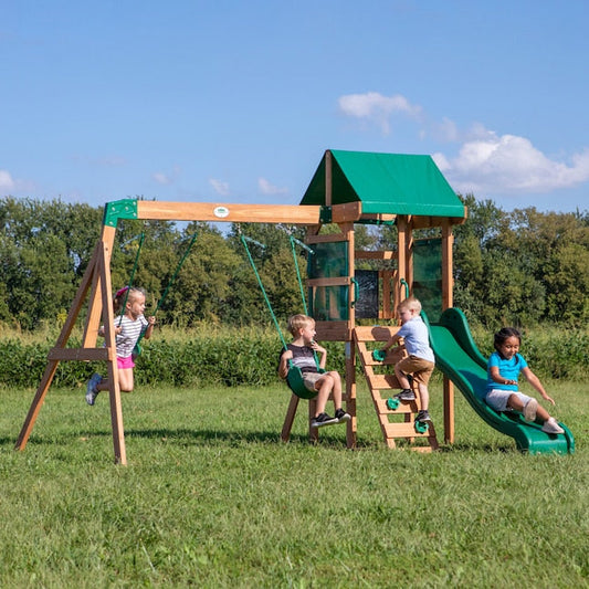 Backyard Discovery Buckley Hill Residential Wood Playset