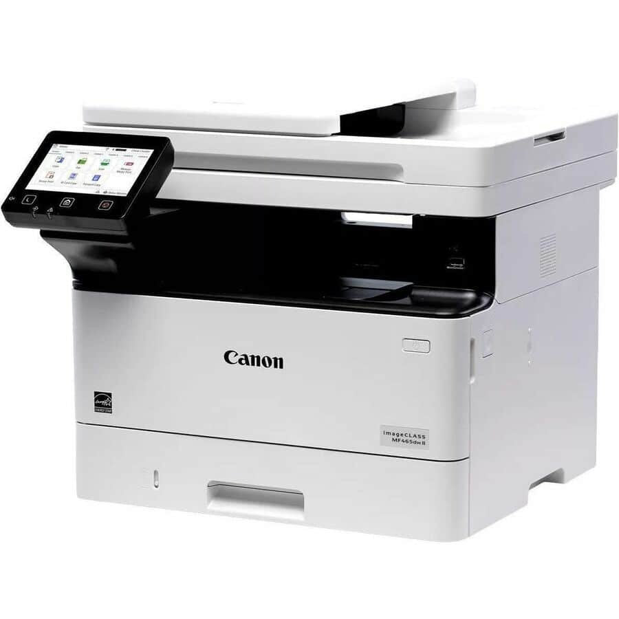Canon – imageCLASS MF465dw II Wired & Wireless Laser Multifunction Printer – Monochrome – Black, White – Monochrome