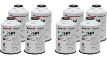 Honeywell R-1234yf Refrigerant – 8 Cans (8oz Each), Genuine