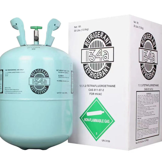 30 lbs R-134a Refrigerant, HVAC, 1/4 Acme