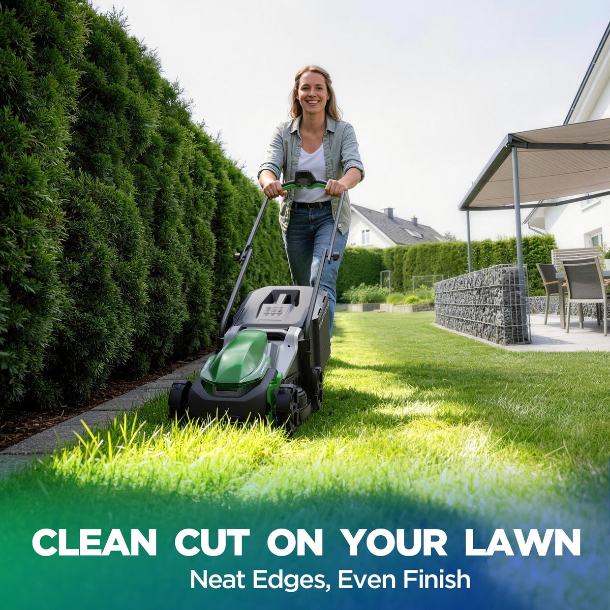 Kraftsense U20X Slim 40V Brushless Cordless Lawn Mower 14