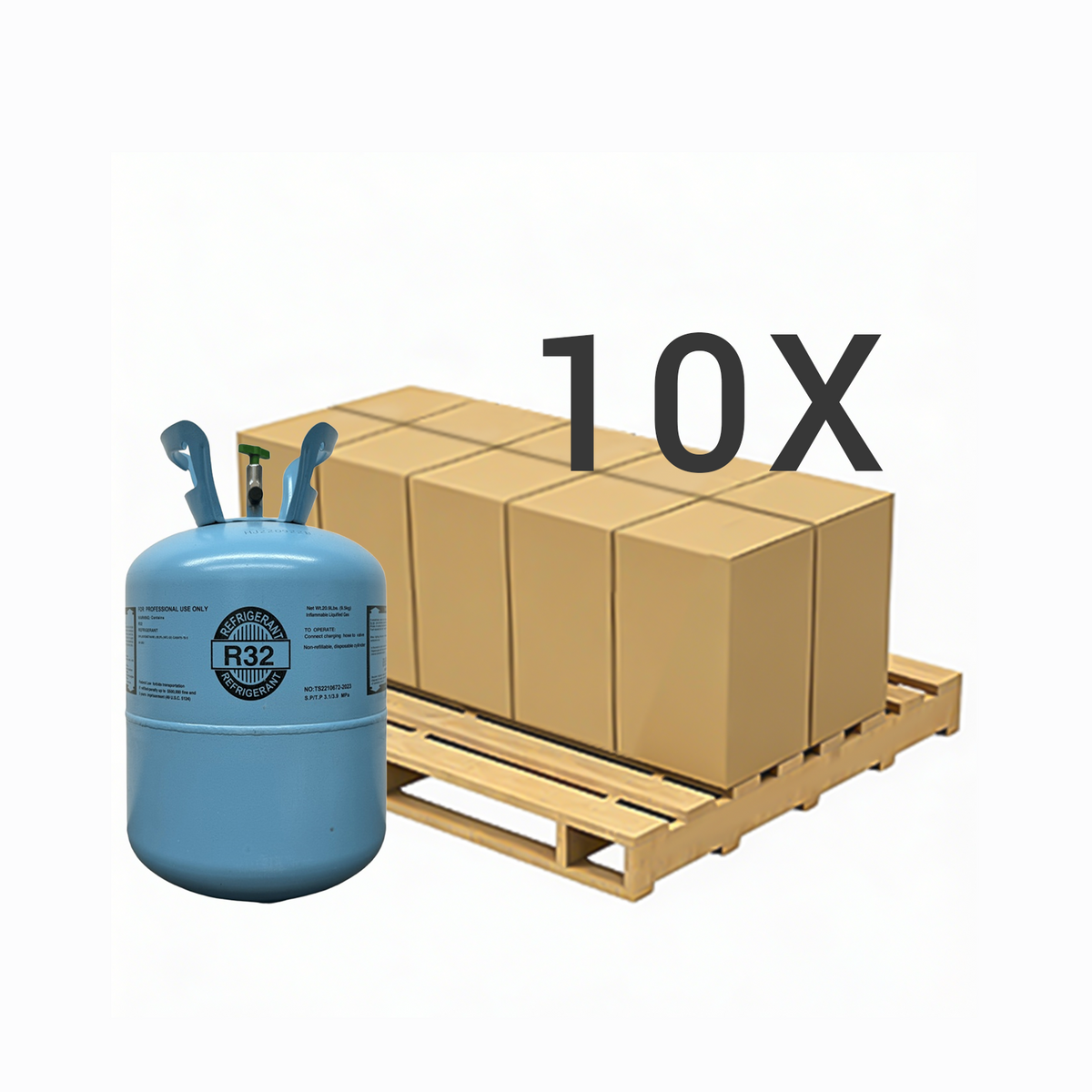 20.9 lbs R-32 (R-32) Refrigerant Gas