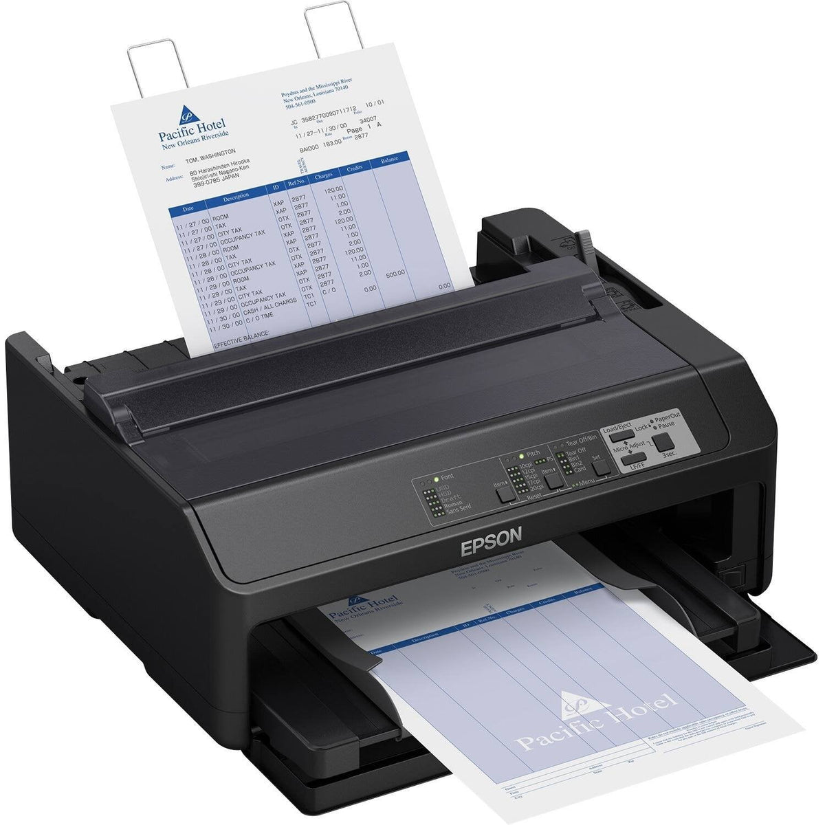 Epson – FX-890II 9-pin Dot Matrix Printer – Energy Star – 680 cps Mono – 8.50″ , 6.50″ , 9.50″ Width x 11″ – Monochrome