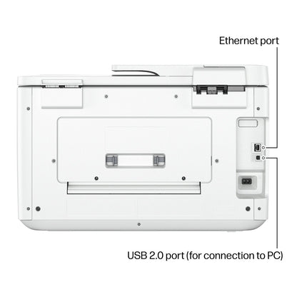 HP – OfficeJet Pro 9730 Wireless Wide Format All-in-One Inkjet Printer, Scanner, Copier, AI-Enabled with 3 Mos of Instant Ink – White