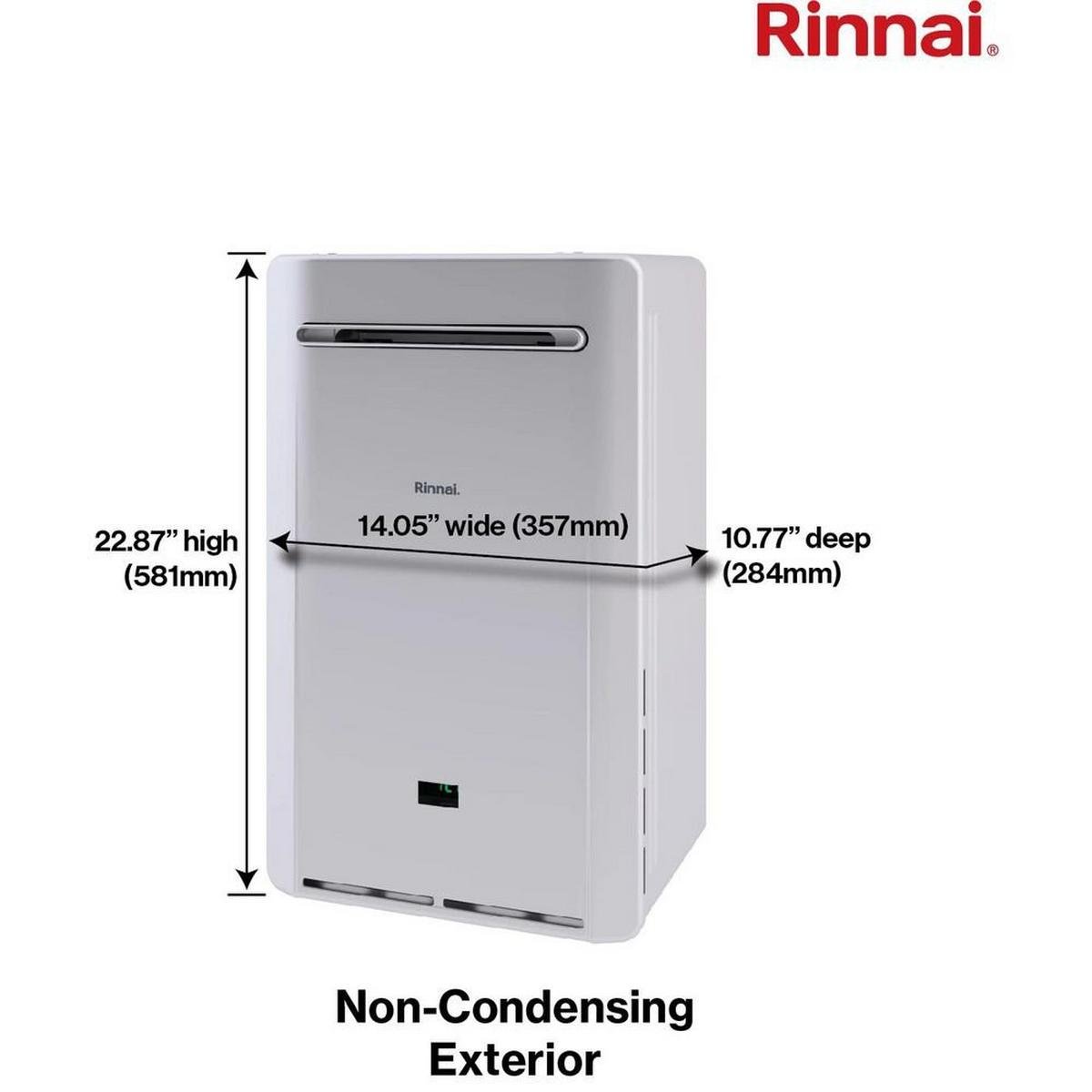 Rinnai REP Model Series 199 MBH Indoor Non-Condensing Natural Gas Tankless Water Heater