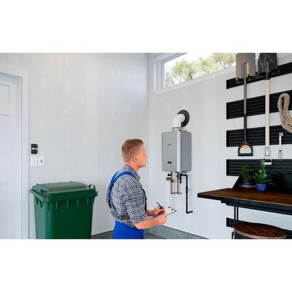 Rinnai RE Series 180 MBH Outdoor Non-Condensing Natural Gas Tankless Water Heater